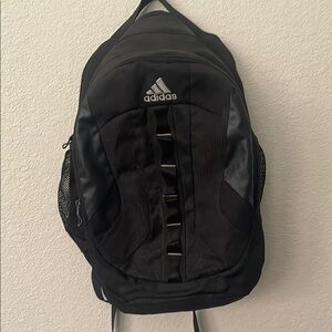 Adidas Black and Gray Men's Backpack
